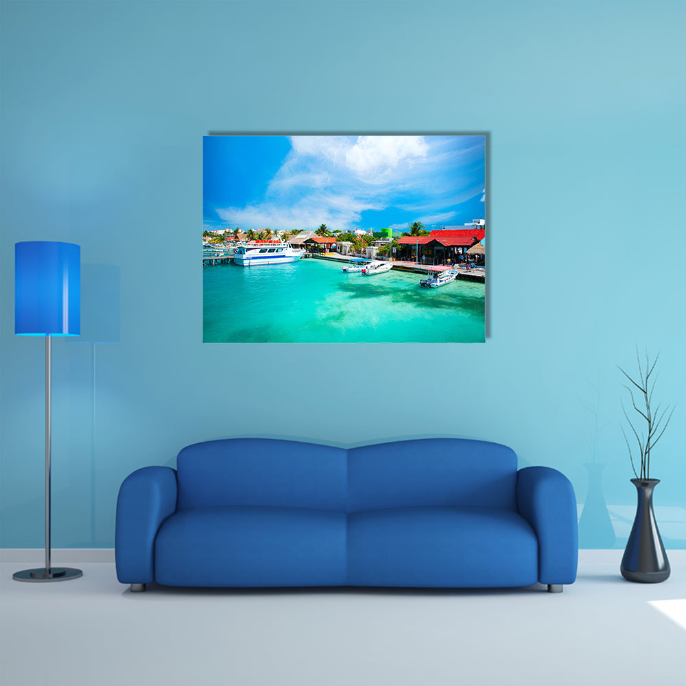 The Mexico Isla Mujeres,Cancun Multi Panel canvas wall art