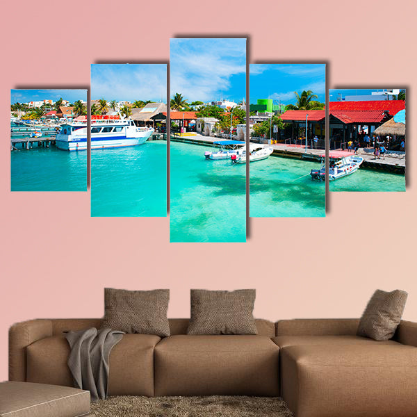 Mexico Isla Mujeres, Cancun multi panel canvas wall art