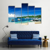 Tropical beach. PadangBai, Bali, Indonesia Multi panel canvas wall art