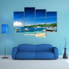 The tropical beach, Padangbai, Bali, Indonesia multi panel canvas wall art