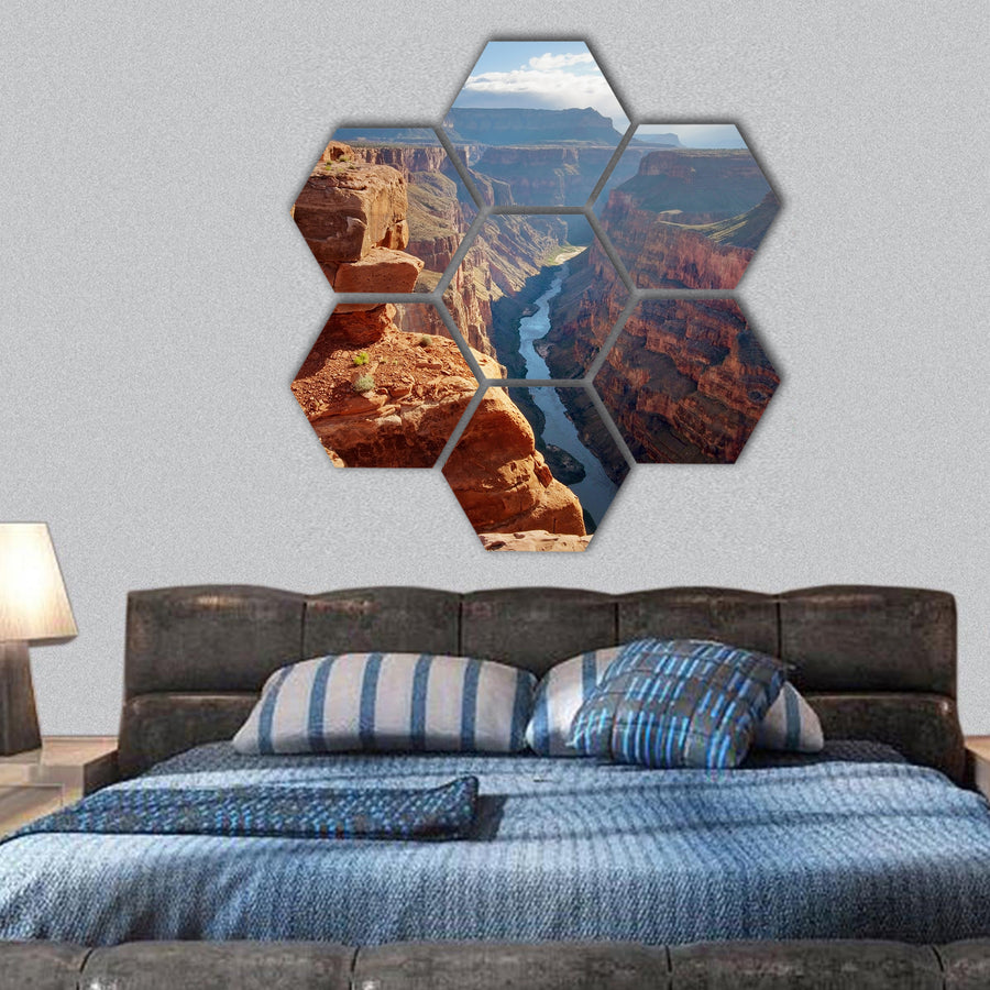 Toroweap Point, Grand Canyon National Park hexagonal canvas wall art