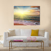 Most beautiful view of Sea sunset Multi panel canvas wall art