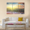 Most beautiful view of Sea sunset Multi panel canvas wall art