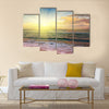 Most beautiful view of Sea sunset Multi panel canvas wall art