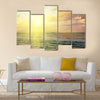 Most beautiful view of Sea sunset Multi panel canvas wall art