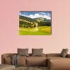 Beautiful valley in Settle near Lake Zug in Switzerland Multi panel canvas wall art