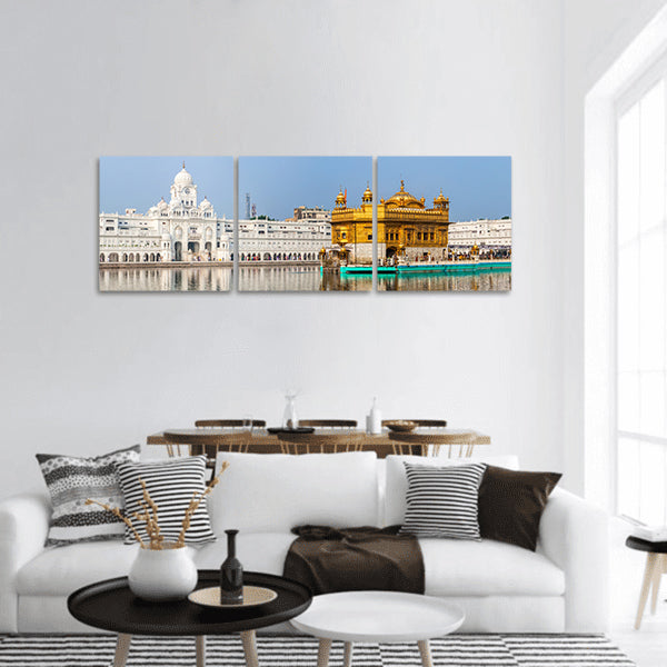 Sikh gurdwara Golden Temple (Harmandir Sahib) India panoramic canvas wall art