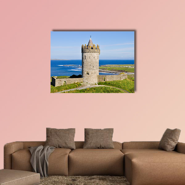 Doonagore castle, Co Clare, Ireland multi panel canvas wall art