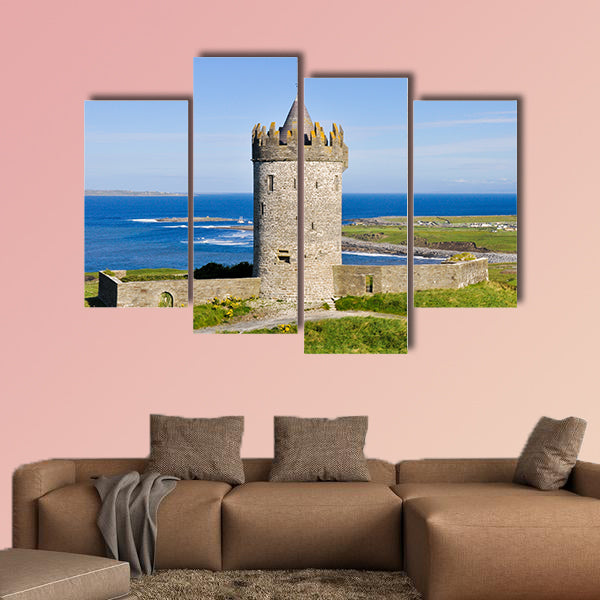 Doonagore castle, Co Clare, Ireland multi panel canvas wall art