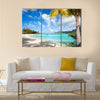 Beautiful beach on Bora Bora island in French Polynesia Multi panel canvas wall art