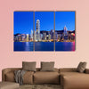 Hong Kong at night multi panel canvas wall art