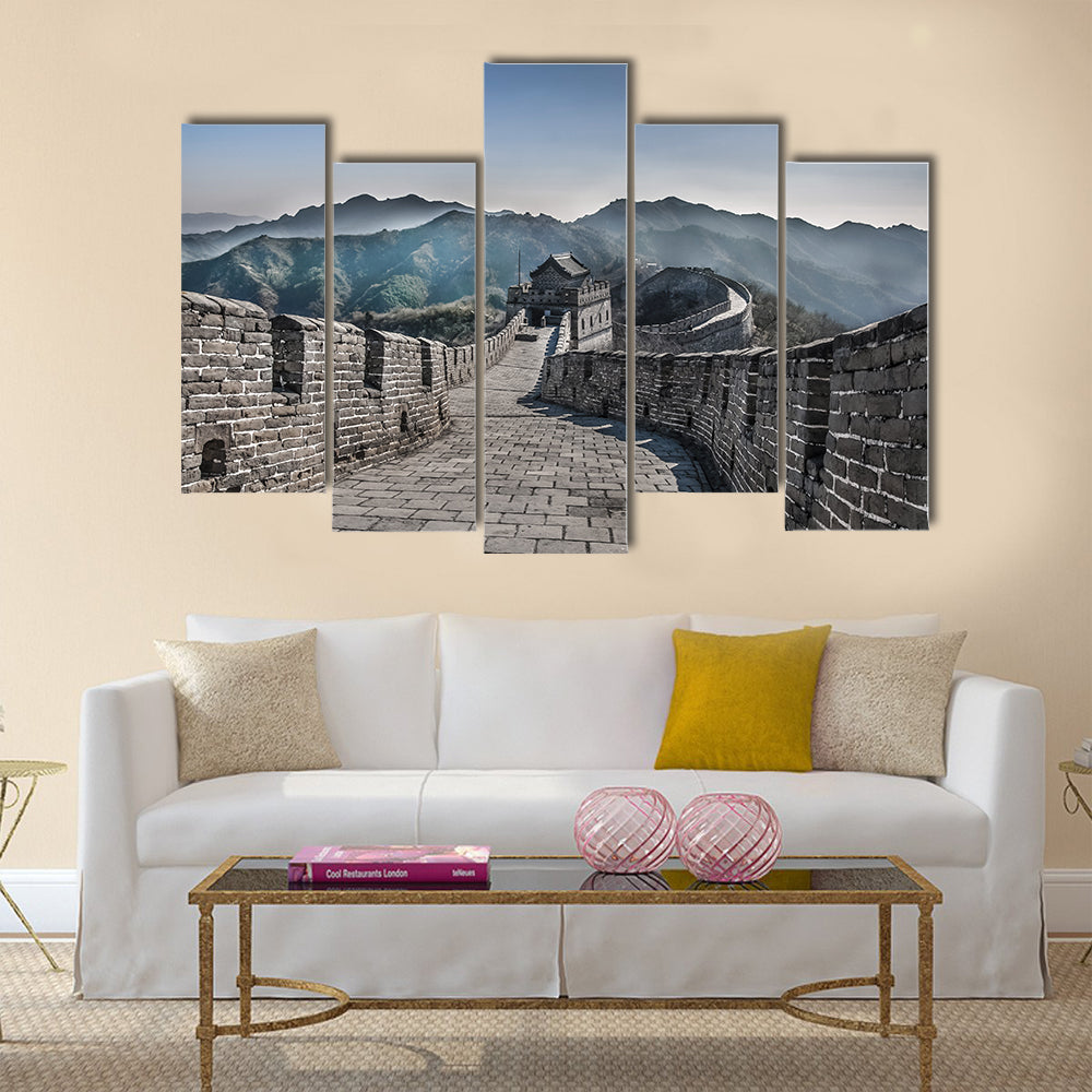Beautiful view of Beijing Great Wall of China multi panel canvas wall art