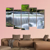 Beautiful waterfalls in the Bavarian Forest, Germany multi panel canvas wall art