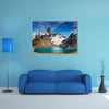 Laguna de Los Tres and mount Fitz Roy, Los Glaciares National Park, Patagonia, Argentina Multi Panel Canvas Wall Art