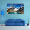 Laguna de Los Tres and mount Fitz Roy, Los Glaciares National Park, Patagonia, Argentina Multi Panel Canvas Wall Art