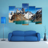 Laguna de Los Tres and mount Fitz Roy, Los Glaciares National Park, Patagonia, Argentina Multi Panel Canvas Wall Art