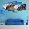 Laguna de Los Tres and mount Fitz Roy, Los Glaciares National Park, Patagonia, Argentina Multi Panel Canvas Wall Art