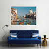 Venice Regata Storica Gondolas on Grand Canal Multi panel canvas wall art