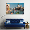 Venice Regata Storica Gondolas on Grand Canal Multi panel canvas wall art