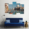 Venice Regata Storica Gondolas on Grand Canal Multi panel canvas wall art