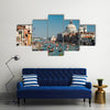 Venice Regata Storica Gondolas on Grand Canal Multi panel canvas wall art