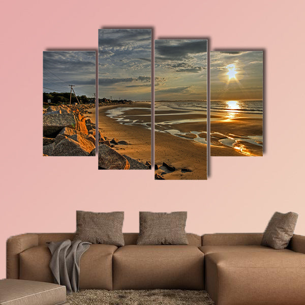 Biddeford Pool sunrise 21 multi panel canvas wall art
