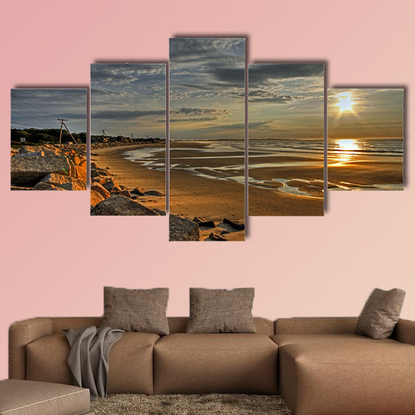 Biddeford Pool sunrise 21 multi panel canvas wall art
