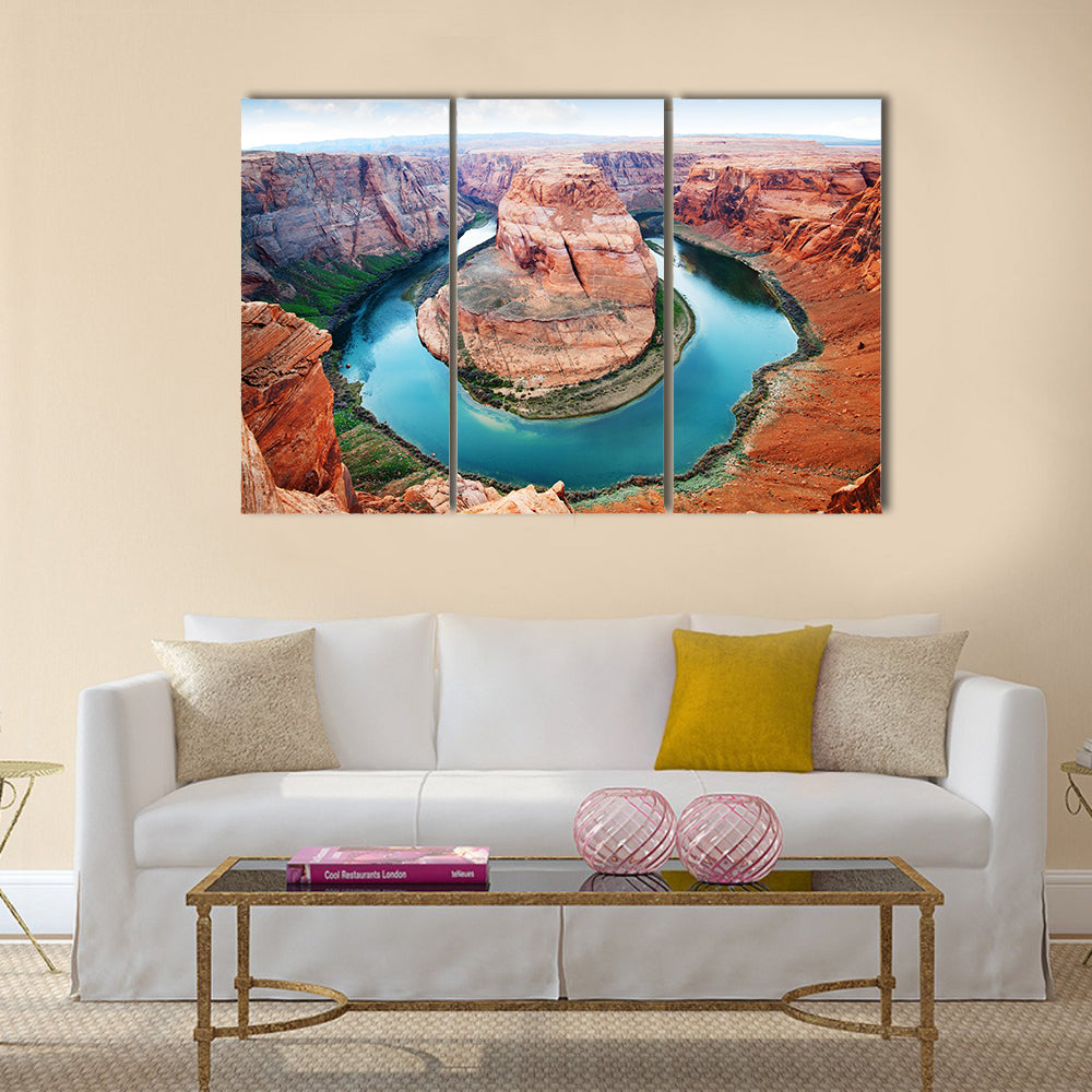 Horse Shoe Bend, north rim Grand Canyon Page, Arizona, USA multi panel canvas wall art