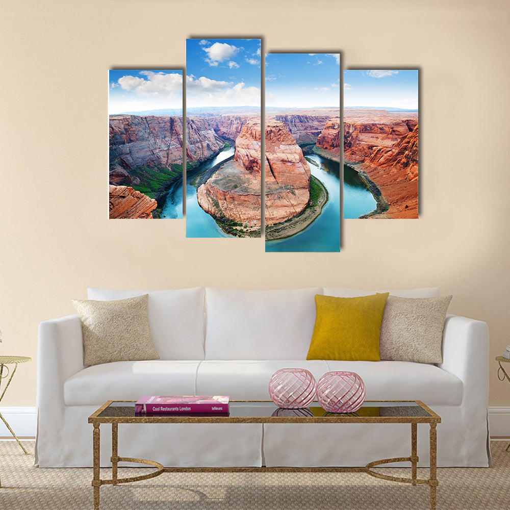 Horse Shoe Bend, north rim Grand Canyon Page, Arizona, USA multi panel canvas wall art