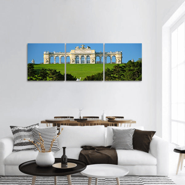 Gloriette, Schonbrunn park, Vienna panoramic canvas wall art