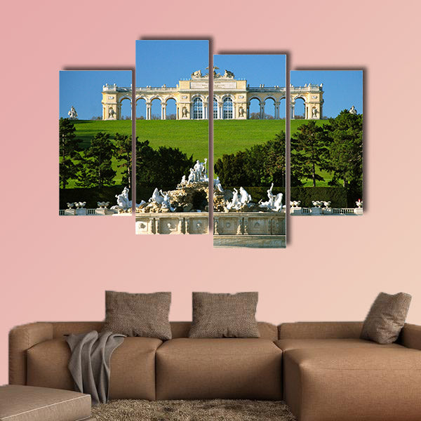 Gloriette, Schonbrunn Park, Vienna multi panel canvas wall art