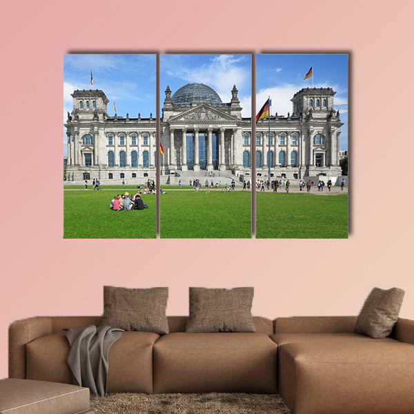 The German Reichstag, Berlin, Germany multi panel canvas wall art