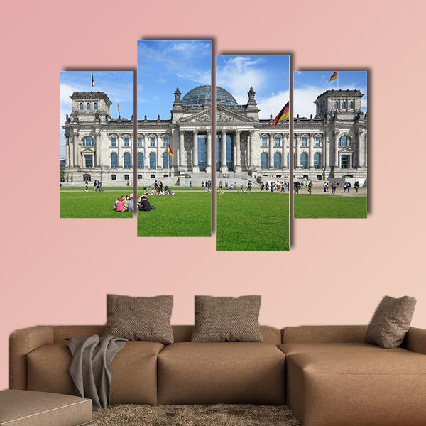The German Reichstag, Berlin, Germany multi panel canvas wall art