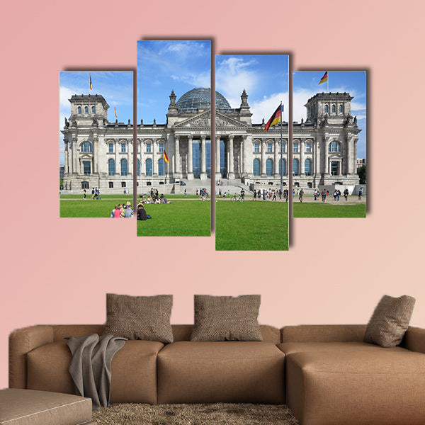 The German Reichstag, Berlin, Germany multi panel canvas wall art