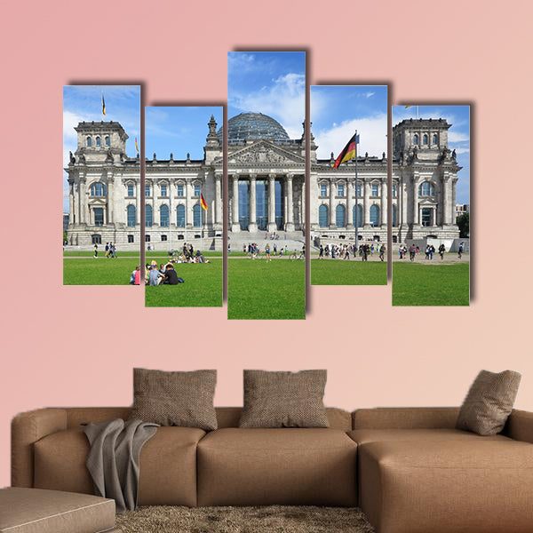 The German Reichstag, Berlin, Germany multi panel canvas wall art