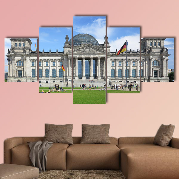 The German Reichstag, Berlin, Germany multi panel canvas wall art