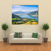 Beautiful view of the city of Zellam See with Zeller Lake in Salzburg, Austria Multi panel canvas wall art