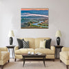 Tuscany landscape at sunrise, Italy Multi Panel Canvas Wall Art