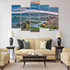 Tuscany landscape at sunrise, Italy Multi Panel Canvas Wall Art