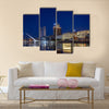 Beautiful Puerto Madero and the Women Multi Panel Canvas Wall Art