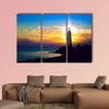 Lighthouse on sunset. Crimea, Ukraine Multi panel canvas wall art