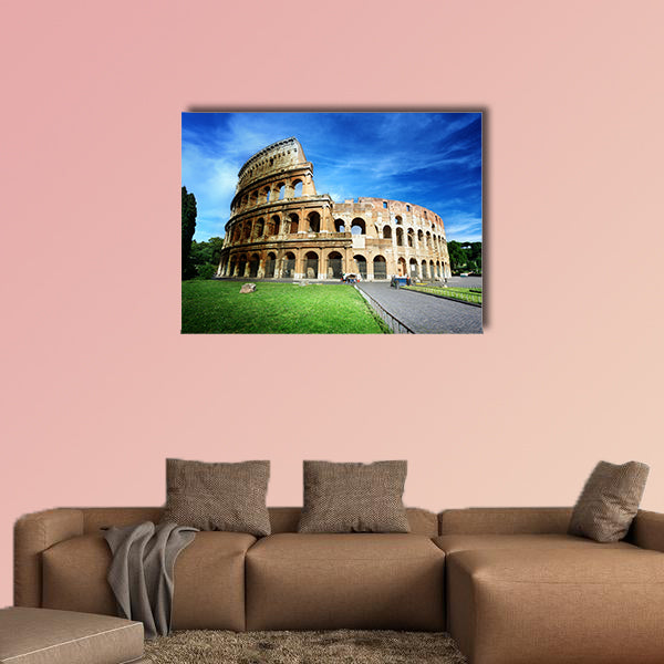 Colosseum in Rome, Italy multi panel canvas wall art