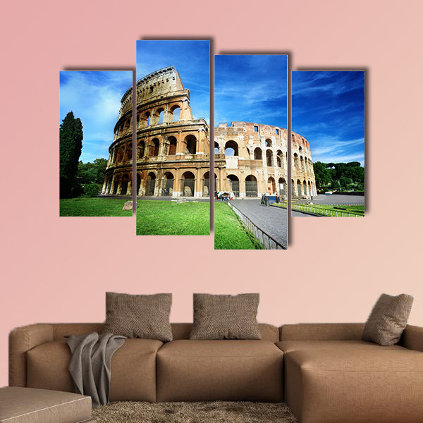 Colosseum in Rome, Italy multi panel canvas wall art