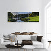 Autumn at Stourhead Gardens in Wiltshire panoramic canvas wall art