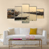 Sunset on the river,saint loius,Senegal Multi panel canvas wall art