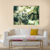 young soldiers with guns Multi Panel Canvas Wall Art