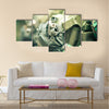 young soldiers with guns Multi Panel Canvas Wall Art