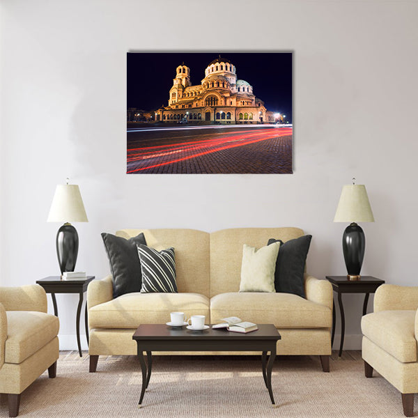 Alexander Nevski Cathedral in capital of Bulgaria Sofia Multi panel canvas wall art