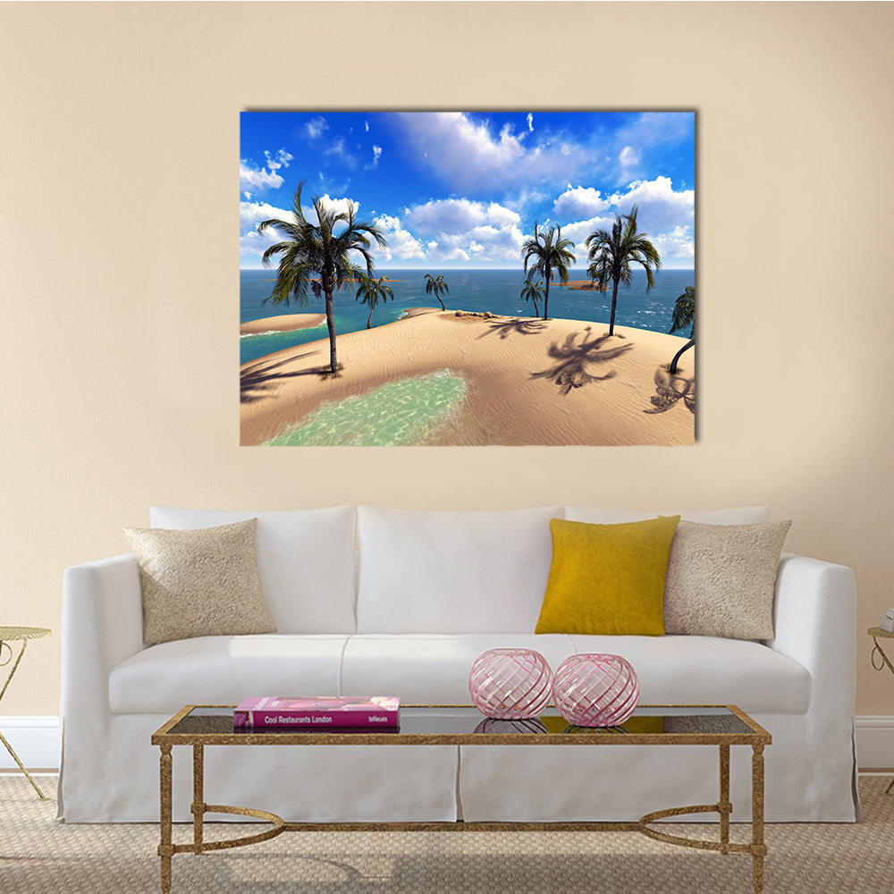 The Elegance Of The Hawaiian Paradise, Multi Panel Canvas Wall Art