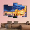 Vienna Hofburg Imperial Palace at night, Austria multi panel canvas wall art